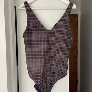 Athleta Gingham Swimsuit L